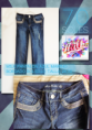 Milk Pantalon Azul Marino Bordado Bolsillo (cod. pant002)