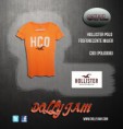 Hollister Polo Naranja Fos. Mujer HCO T-S